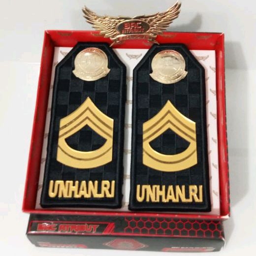 Pangkat Pdu UNHAN_RI sersan mayor dua exclusive bordir hitam