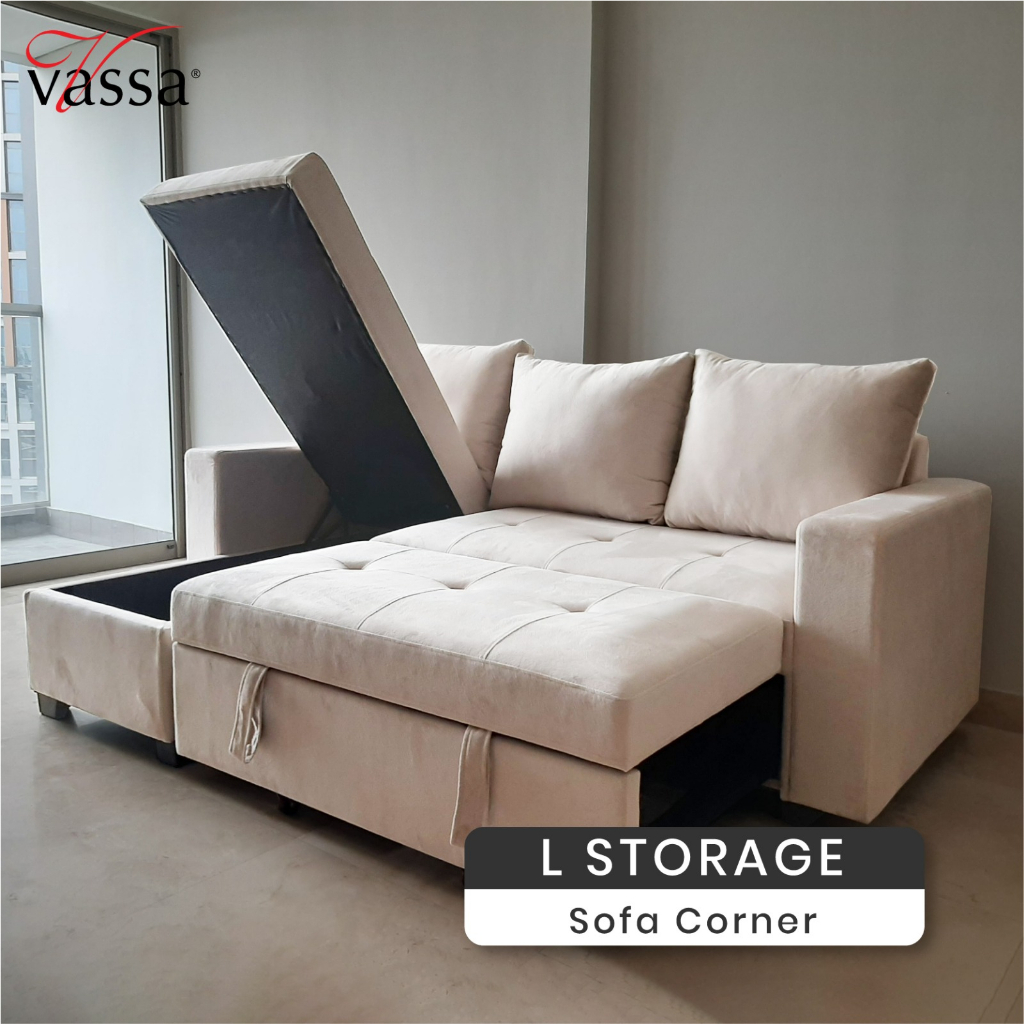 Sofa L Storage Bed / L Bed Vassa sofa