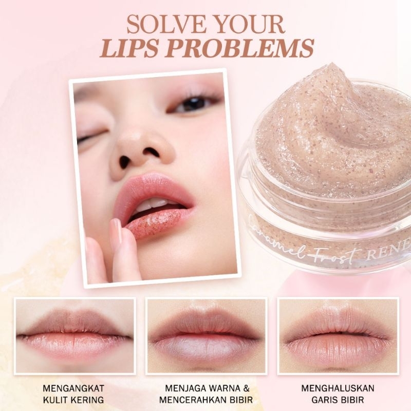 BNB Barenbliss Caramel Frost Renewing Lip Scrub