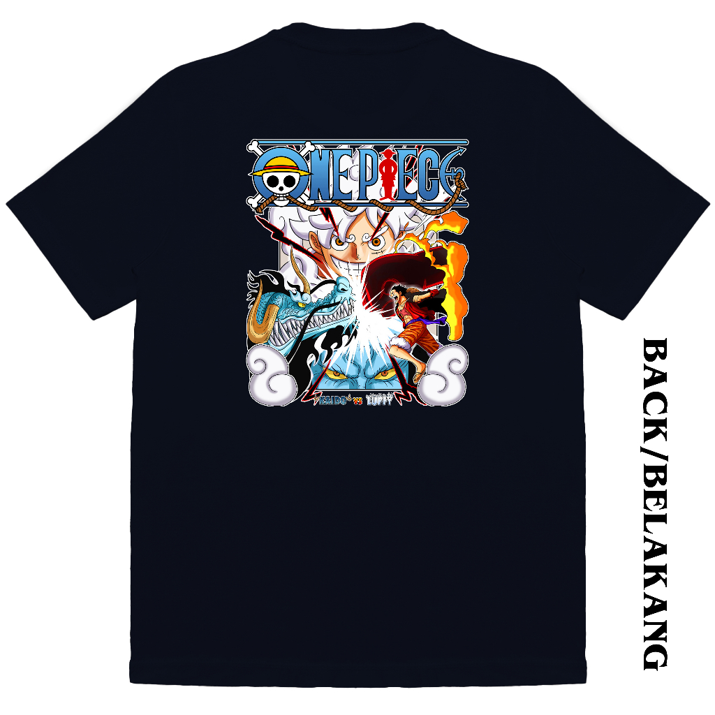 T-SHIRT ONE PIECE "KAIDO VS LUFFY" | KAOS | CUSTOM