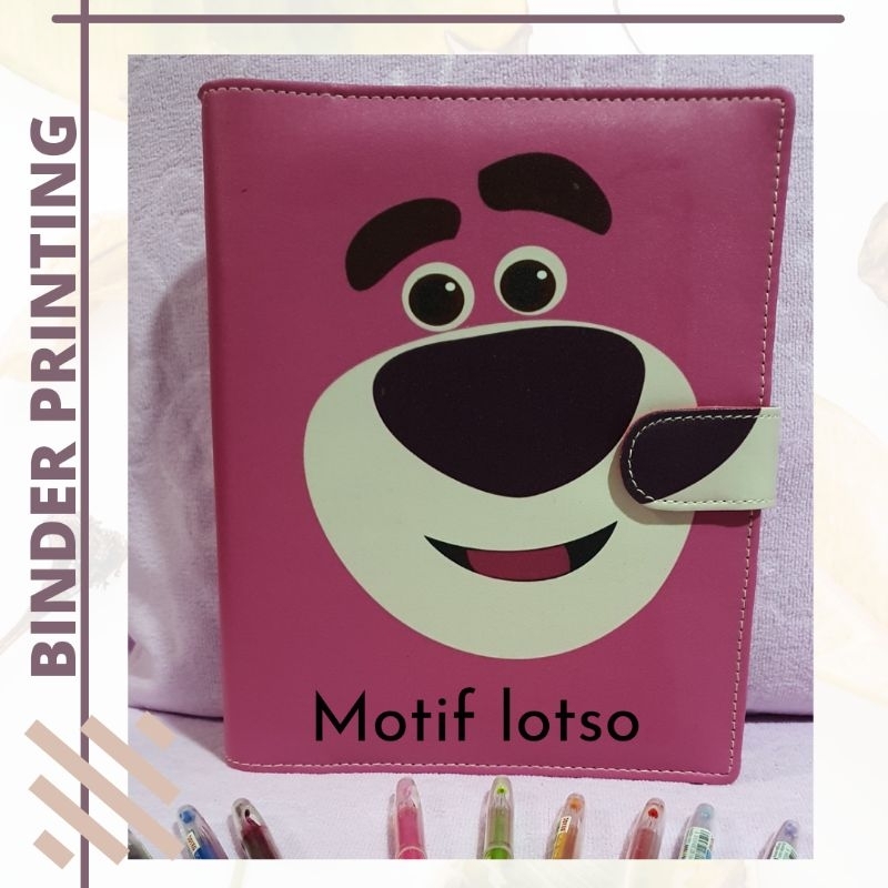 

Binder Printing motif lotso Kulit Sintesis A5(20r)