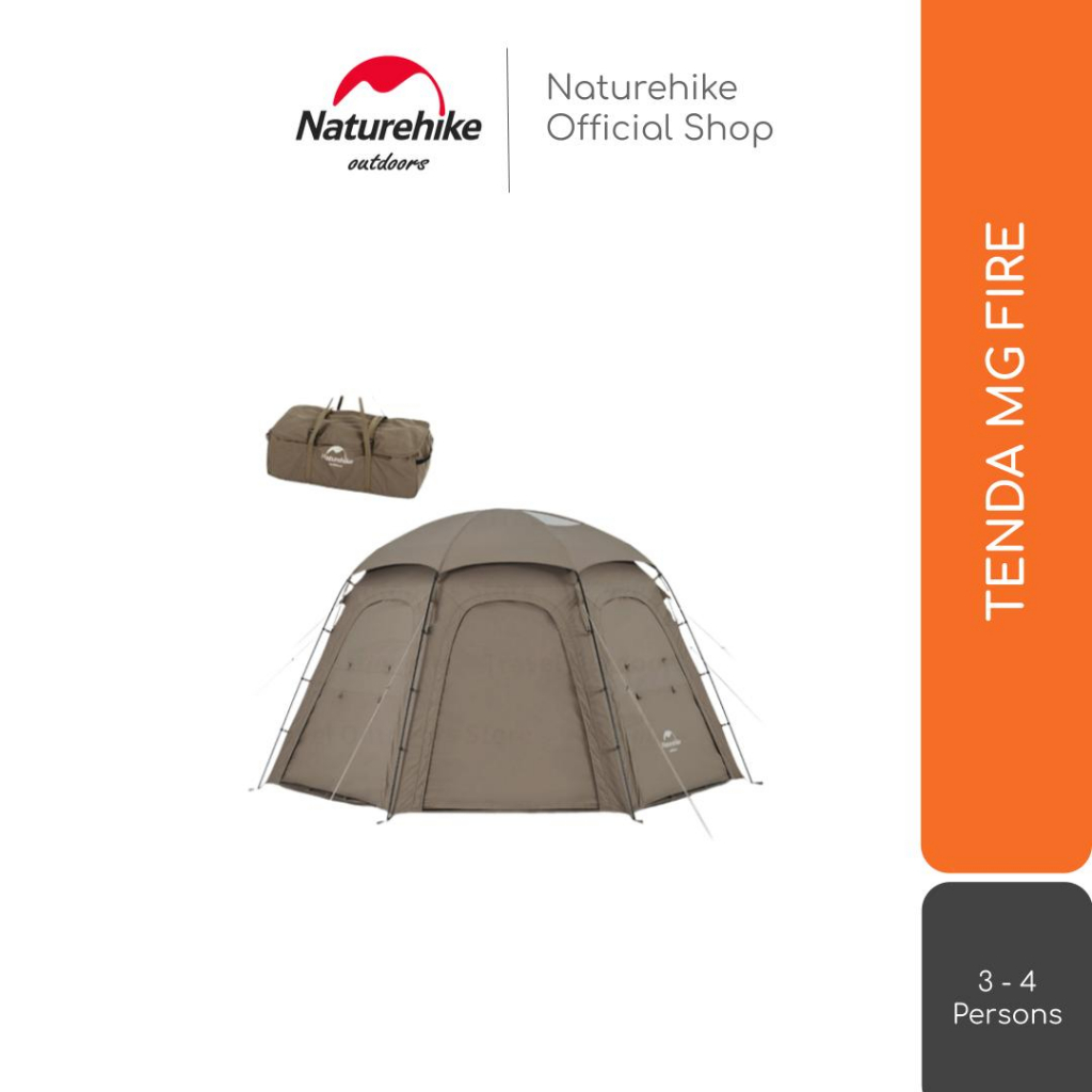 TENDA MG FIRE DOME OCTAGONAL CAMPING / GLAMPING NATUREHIKE CNH22ZP032