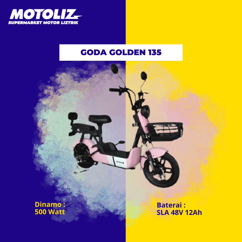 GODA GOLDEN 135 SEPEDA LISTRIK GEJAYAN JOGJA ELECTRIC BIKE