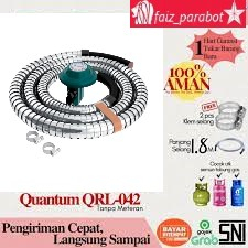 Paket Selang Regulator Gas Quantum QRL-042 Auto Tanpa Meter