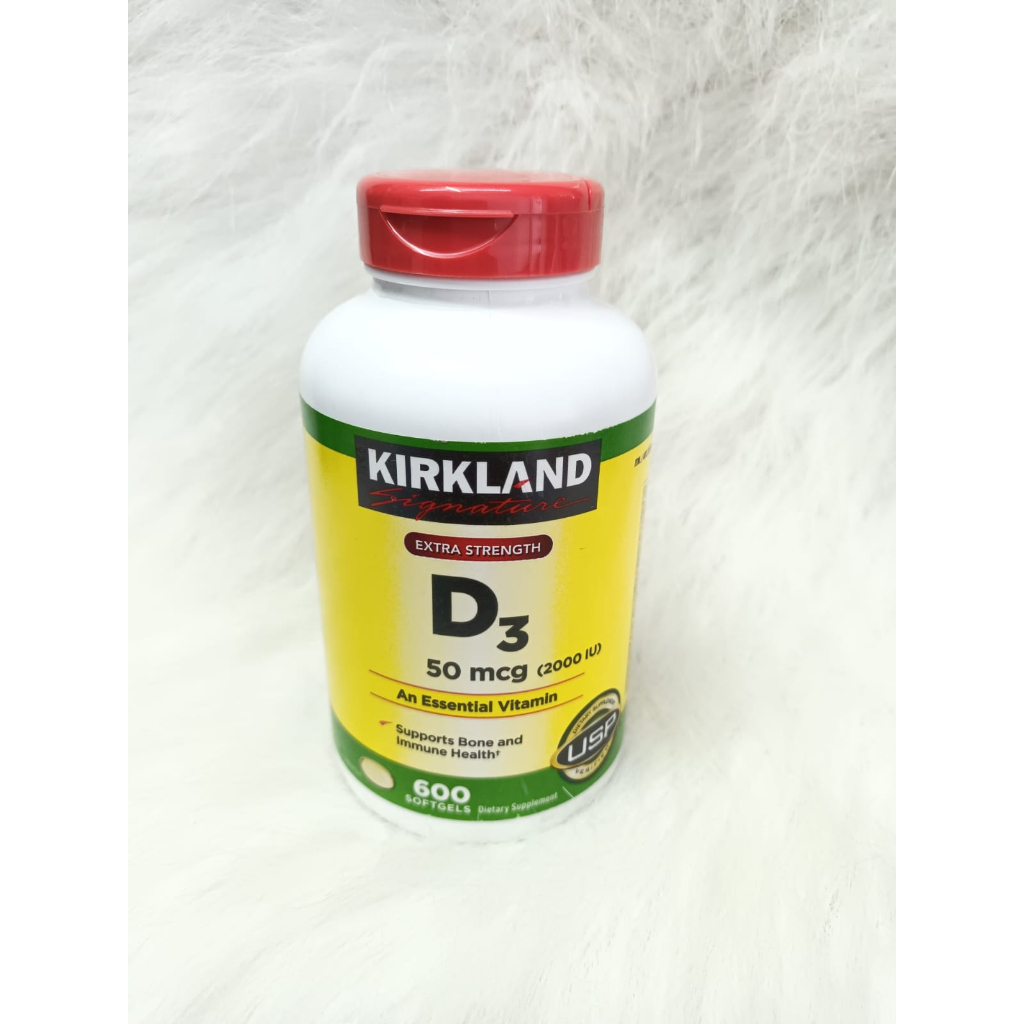 Kirkland Signature Vitamin D3 2000 IU - 600 Softgels