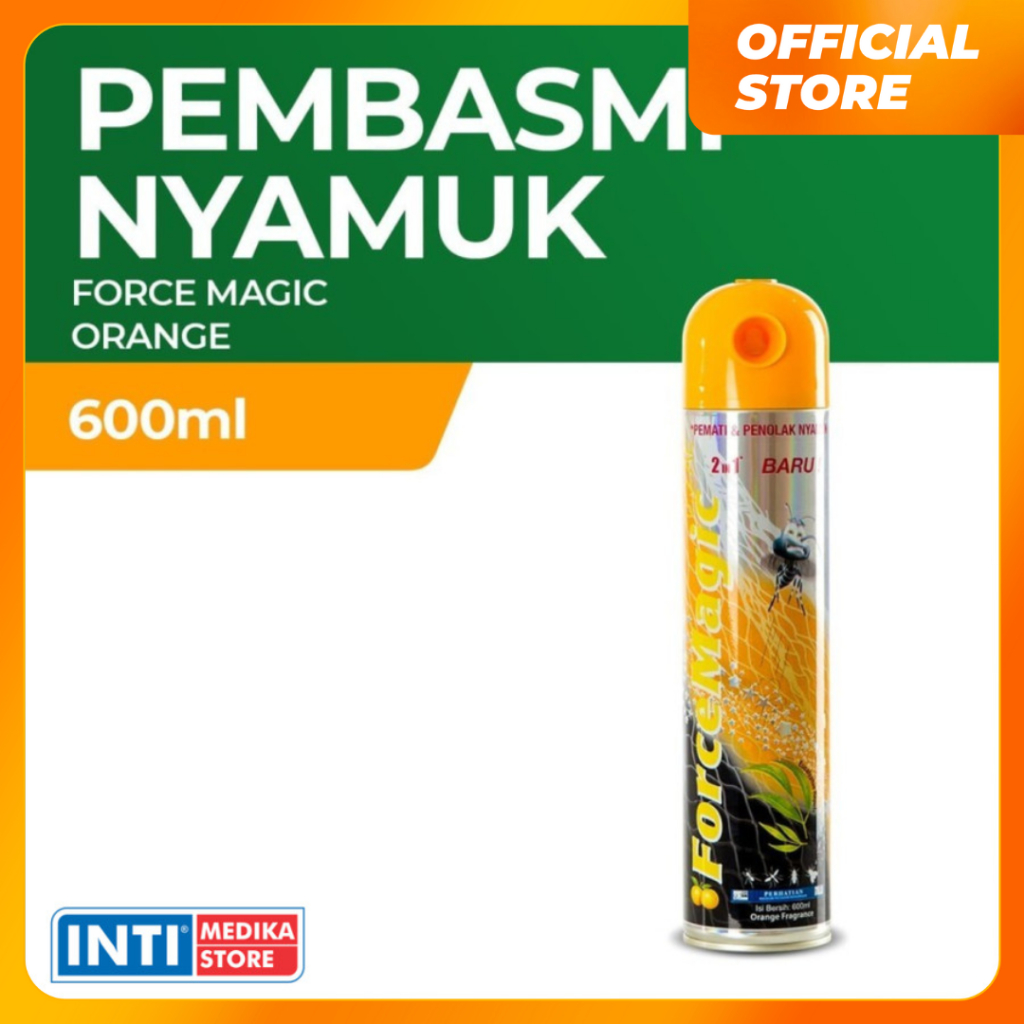 FORCE MAGIC - Semprotan Nyamuk 600ml | Obat Nyamuk Spray | Anti Nyamuk