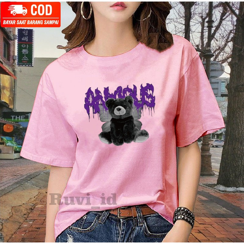 Ruvi_id-KAOS OVERSIZE / BELI 3 GRATIS HEADSET EXTRA BAS / KAOS BERUANG KEKINIAN / KAOS WANITA JUMBO / KAOS PRIA DISTRO / KAOS KOREAN STYLE / T-SHIRT RECOMMENDED / T-SHIRT WANITA IMPORT / KAOS OBLONG / BAJU MURAH