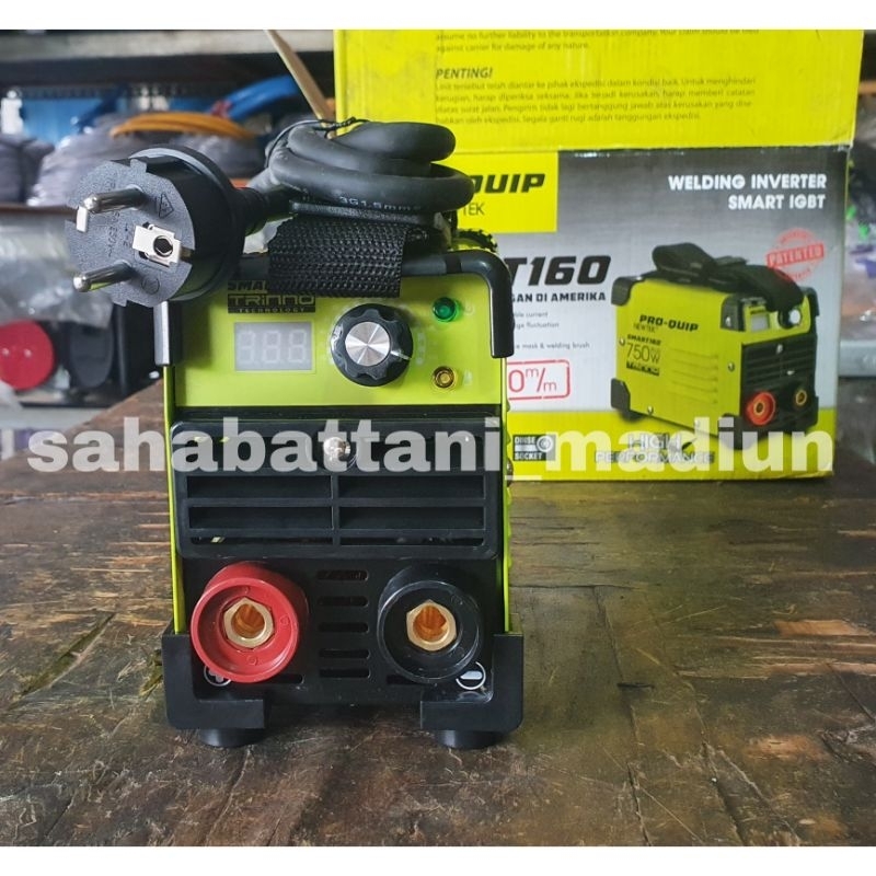 PROQUIP Mesin Travo Las Inverter 750 watt PROQUIP 160A / Mesin Las 750 watt PROQUIP 160 A