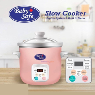 *NEW* BABY SAFE Babysafe LB06D Slow Cooker 1.5 Liter - Digital Timer With Auto Menu