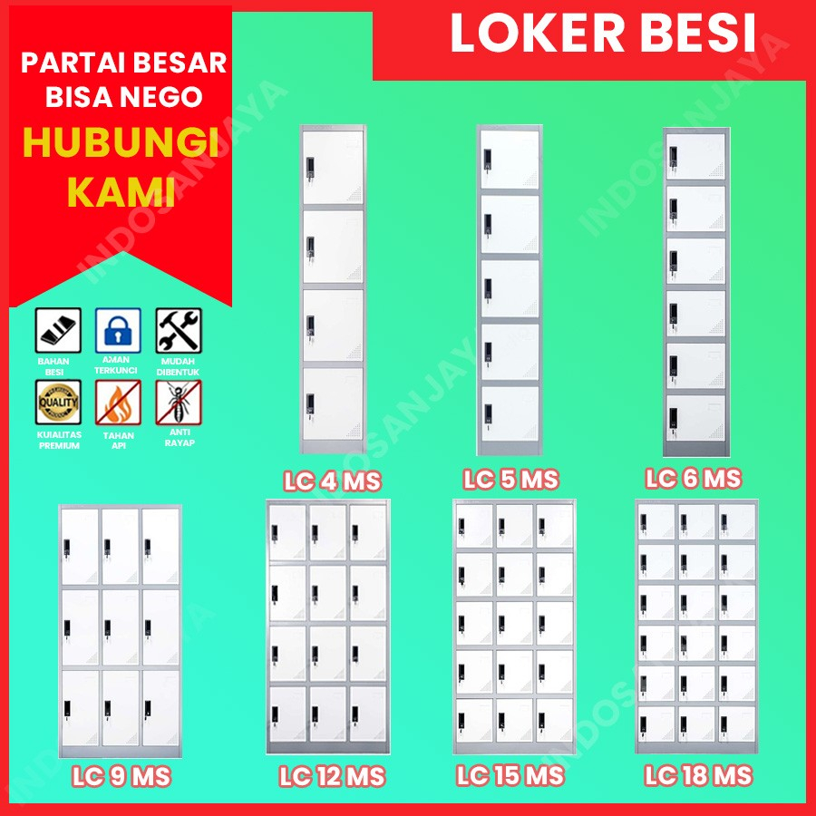 Loker besi murah Lemari Locker Importa Lemari arsip