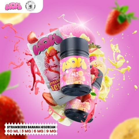 LIQUID WOW Strawberry Banana Ice Cream 60ML