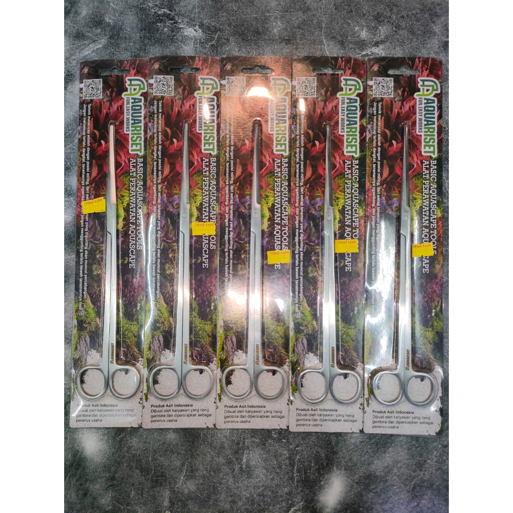 AQUARISET - Gunting Stainless Tanaman Aquascape