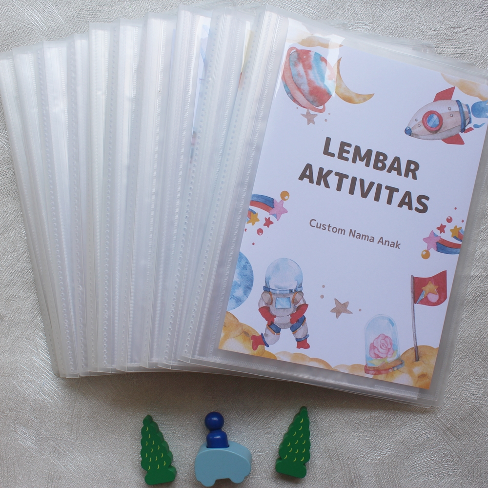 

CLEAR HOLDER A4 40 LEMBAR PENYIMPANAN WORKSHEET/LEMBAR AKTIVITAS l LEARNING BINDER CUSTOM | NAKKANAK