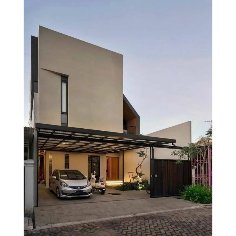 Pembuatan Kanopi Minimalis Modern