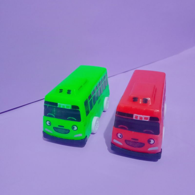 mainan bus toya mini/mainan bus warna