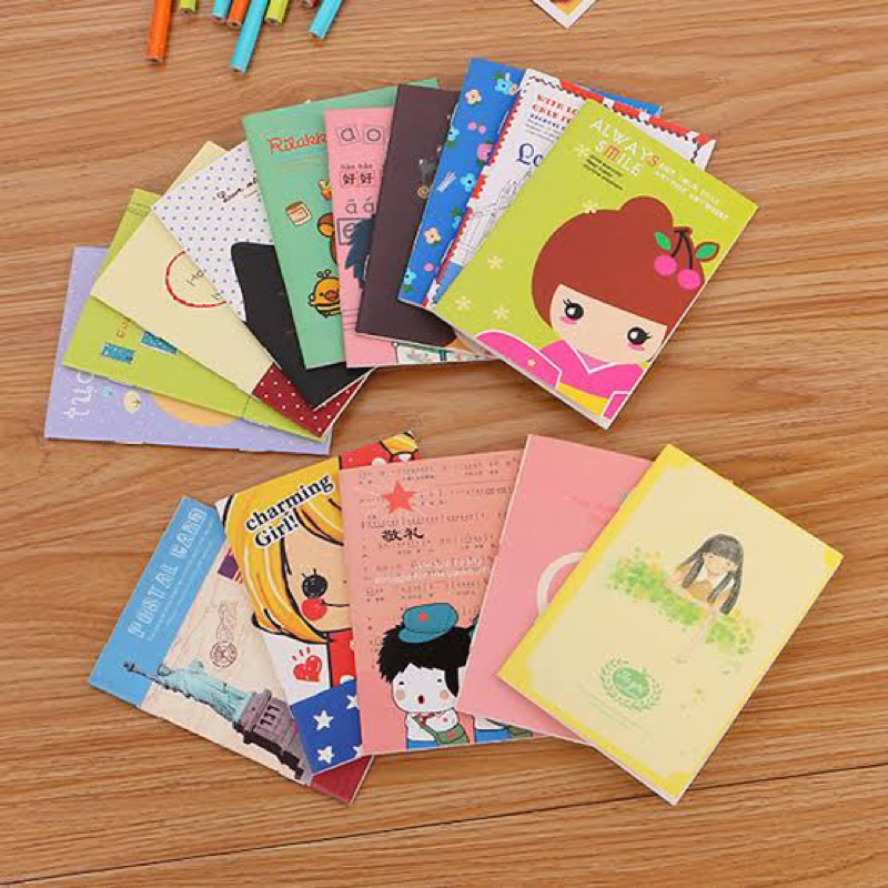 

Buku Tulis Mini Motif Unik Kartun Note Book Mini Cartoon Mini Book Notepad Karakter Buku Tulis Memo Kecil Murah Import