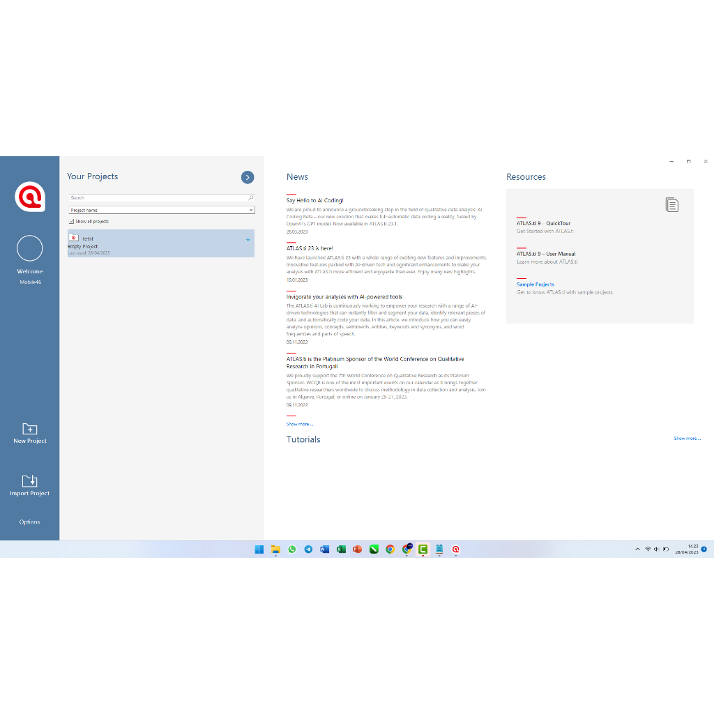 Software ATLAS.ti 23 terbaru WIN Lifetime untuk Analisis Kuantitatif