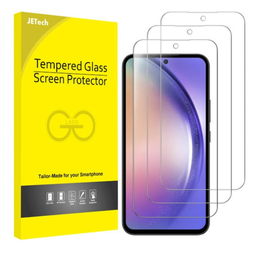 ORIGINAL Glass Screen Protector [CLEAR] SAMSUNG A54 5G&quot; A34 5G&quot; A14 5G&quot; M14 SM Tempered KACA BENING-GLOSSY/Tempred Full Cover-Ful Antigores-Gores Anti/Layar List Hitam-Black/Tanpa-Tidak Ada Lis Thin S Galaxy HD TPU 4G A 14 34 54 M