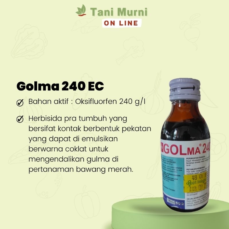 Herbisida Pra Tumbuh Golma 100 ml