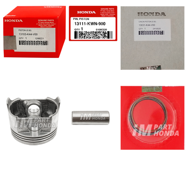 ORI ! 13103-K44-V00 13031-K44-V00 13111-KWN-900 Piston Kit Ring Pen Seher Beat Pop Eco Street Scoopy