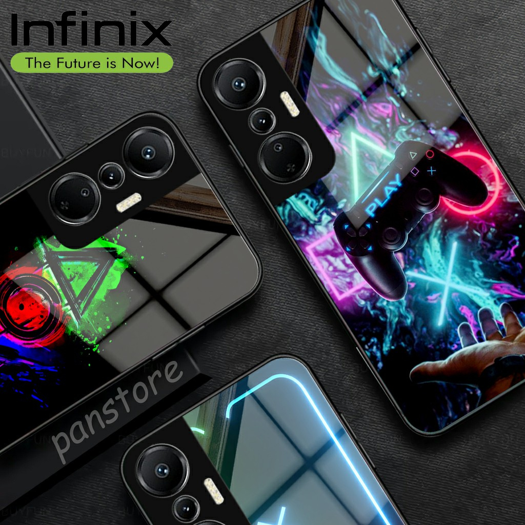 Softcase Glass Case Infinix Hot 20s Terbaru [SK-54] Case infinix hot 20i hot 20 - Casing  Handphone 