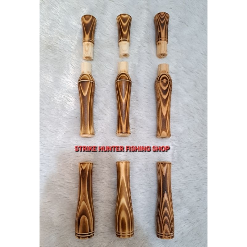 GAGANG PANCING JORAN KAYU JATI SALAI JAPSTYLE REEL SEAT 15MM