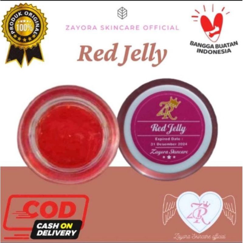 Cream Pemutih Wajah Glowing Red Jelly Glowing Zayora Skincare Ampuh Menghilangkan Flek Hitan Dan Dida Hitam