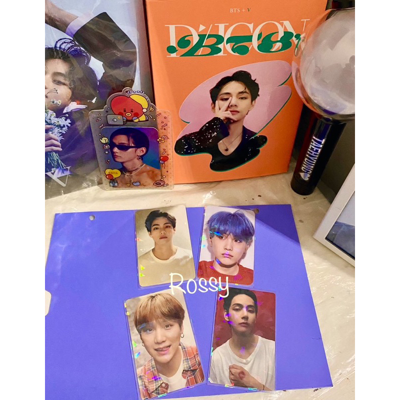 READY Taehyung Dfesta tae baju putih, suga vinyl, suga melet, tae kecup proof collector PC A