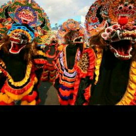 pre order  kesenian BARONGAN PENTAS JOWOAN DEVIL jawa timur