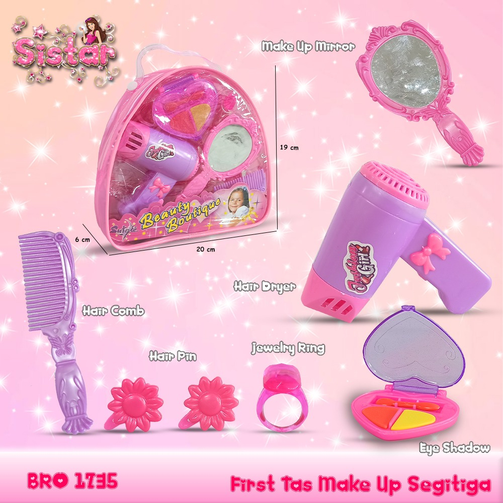 PROMO BRO1735  BRO1736 BRO1737 SMA-9992 SMA-628A11 SMA-6287 Tas Salon Set Peralatan Perlengkapan Salon Salonan Make Up Dandan Merias Rias Pretend Play Sets Mainan Anak Permainan Edukasi Montessori