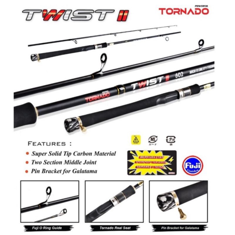 Joran Pancing TORNADO TWIST II 602 & 562