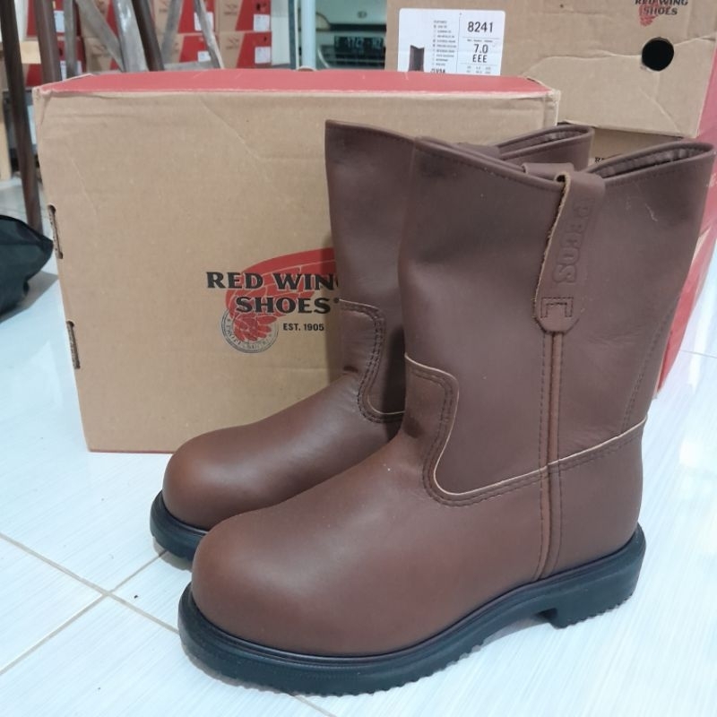 Sepatu safety redwing redwings red wing wings pecos 8241