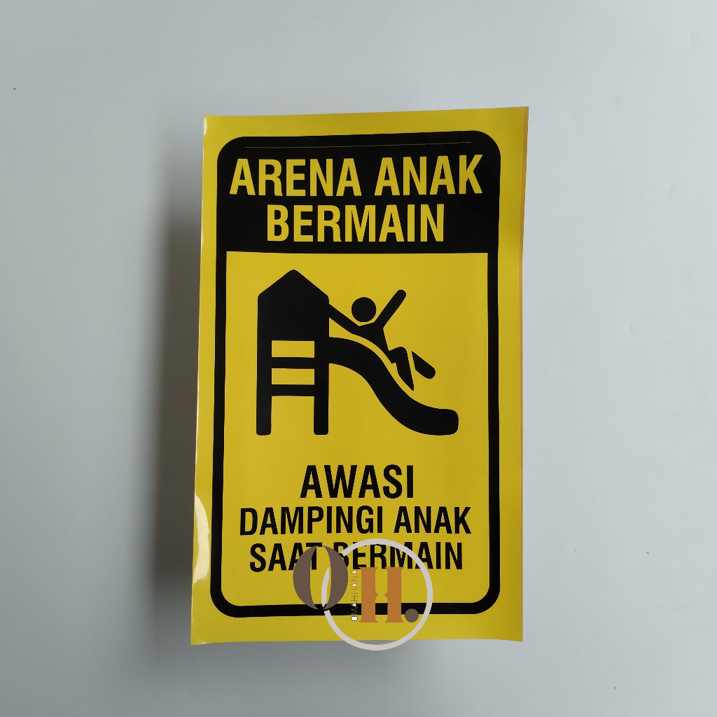 

Stiker Arena Bermain Anak - Stiker Keselamatan - Stiker Awasi Anak Bermain