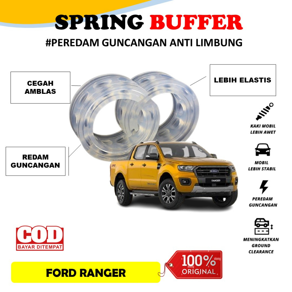 Spring Buffer Mobil Ford Ranger Peredam Kejut Karet Pengganjal per