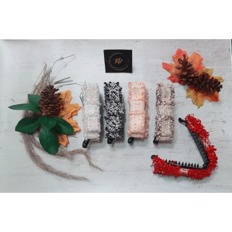 Jepit rambut, pita rambut, jepit rambut pisang, banana hair clip, pita korea