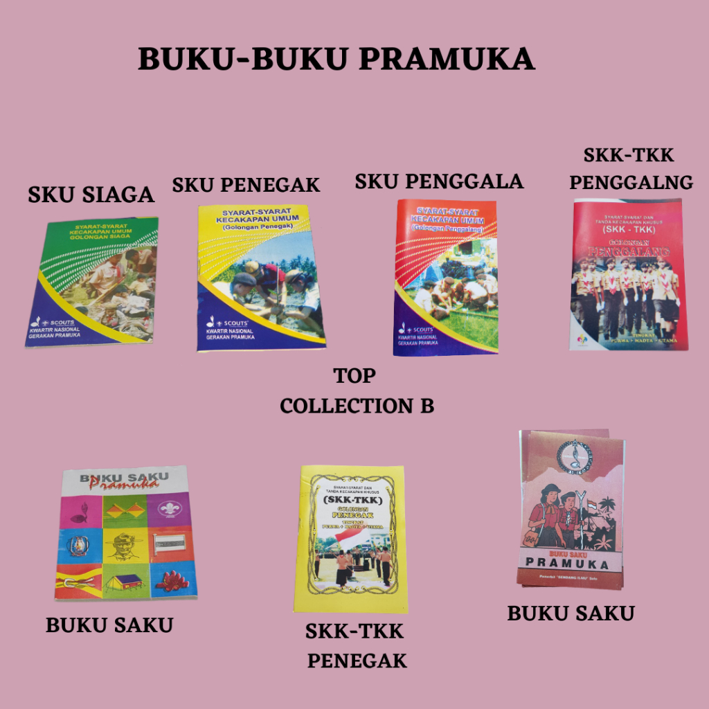 

BUKU-BUKU PRAMUKA SAKU,PENEGAK,PENGGALANG,SIAGA