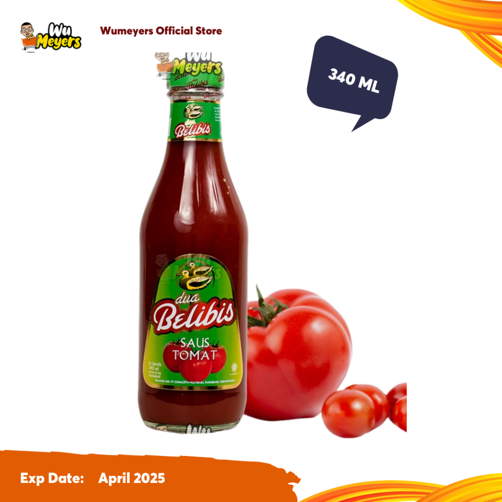 

Saus Tomat Cap Dua Belibis 340 ml / Saos Tomat Dua Belibis