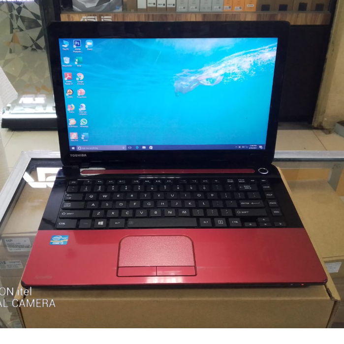 LAPTOP SECOND TOSHIBA CORE I3 RAM 4 GB  GENERASI BARU ZOOM WIFI WEBCAM SIAP PAKAI