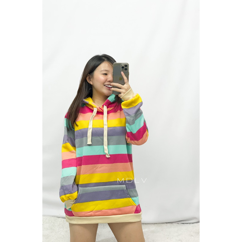 MDLV ~ 953 Sweater Rainbow Fleece Import