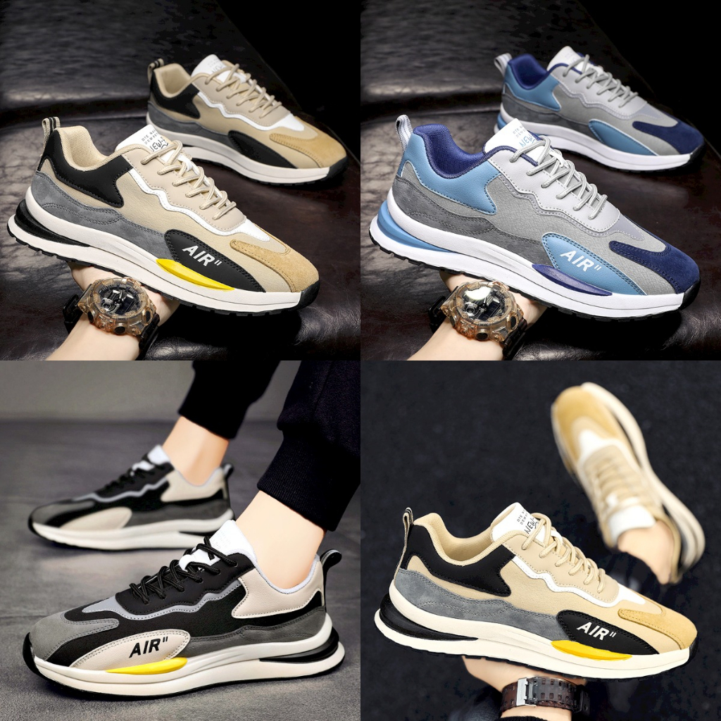 Sepatu Sneakers Pria 01215520 Sepatu Trendy Casual Uptodate Style Hangout Casual Kuliah Kualitas Import