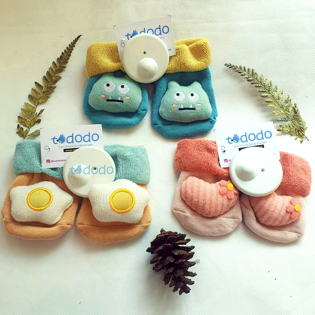 Kaos Kaki Anak Bayi Boneka Karakter 3D Anti Slip / Sepatu Anak Lucu Kaos Kaki Baby Sock