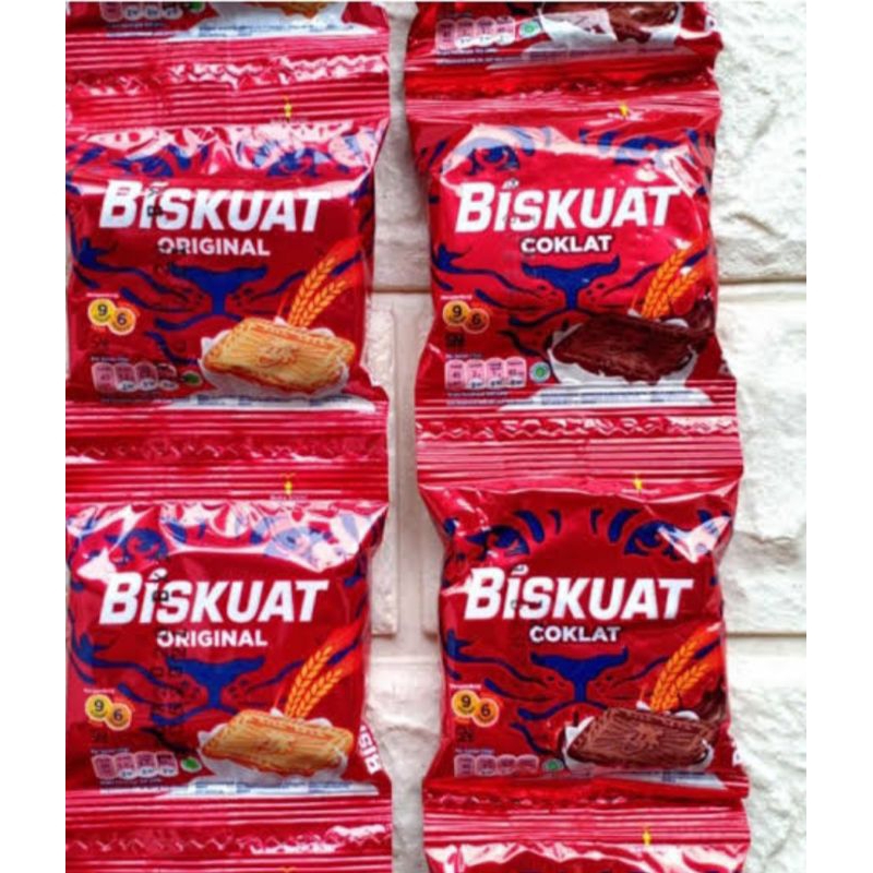 

Biskuat 1 Renceng 10Pcs Dua Rasa Vanila Coklat Terlaris Termurah