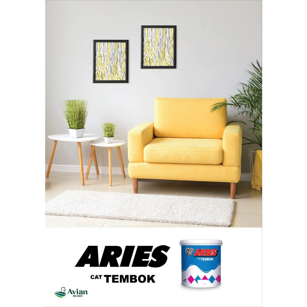 Cat Tembok Aries Avian Cat Tembok Dinding Interior 5kg - 681 Cool Dream