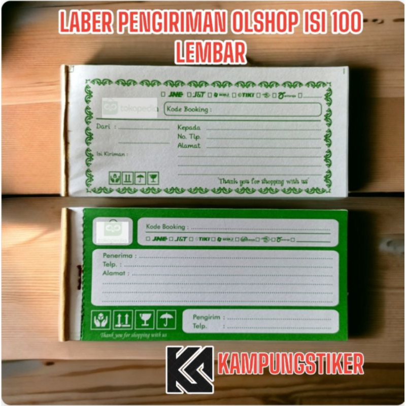

Label Pengiriman Olshop Hvs 70 gr - Siap Kirim