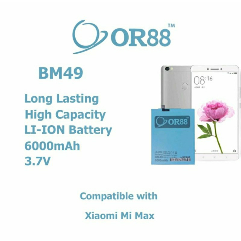 Baterai ORIENS Double Power 2 IC XIAOMI MI MAX/BM-49