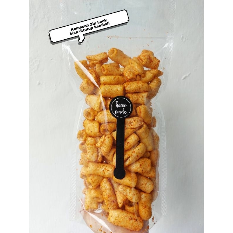 

[BISA REQUEST CABE] Cemilan Makaroni Bumbu Cabe Kering Snack 100gr