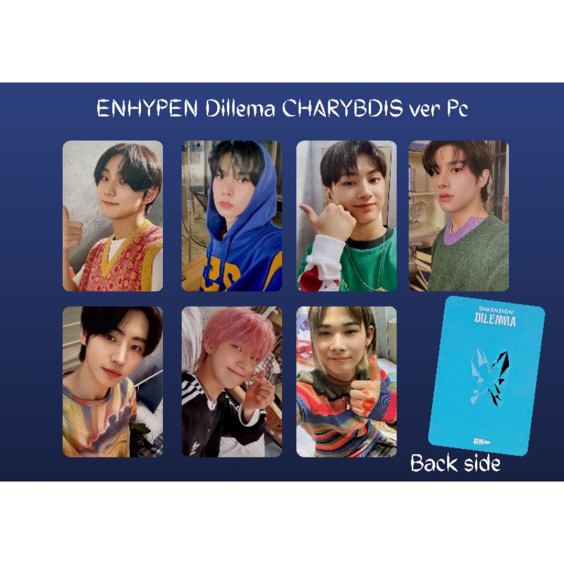 Unofficial Enhypen Dillema Charybdis Pc Photocard Unofficial