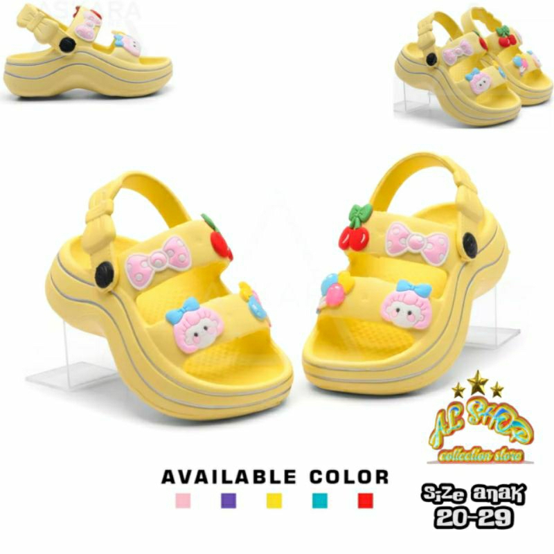 Sandal FUJI Slop Anak Perempuan Ukuran 20-29 / Sandal Anak