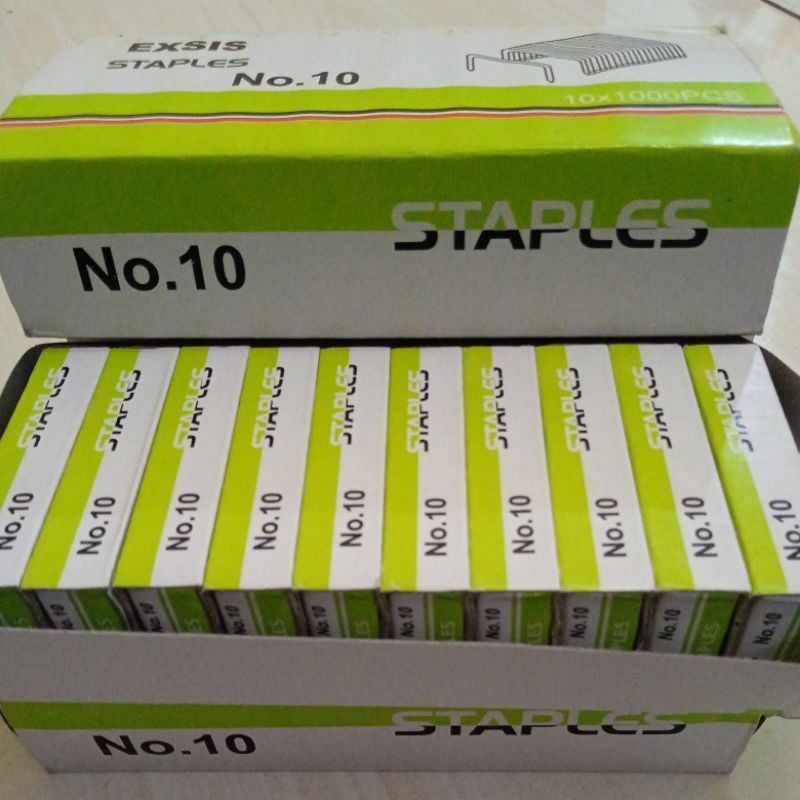 

SATU PACK ISI STAPLES MURAH NO 10