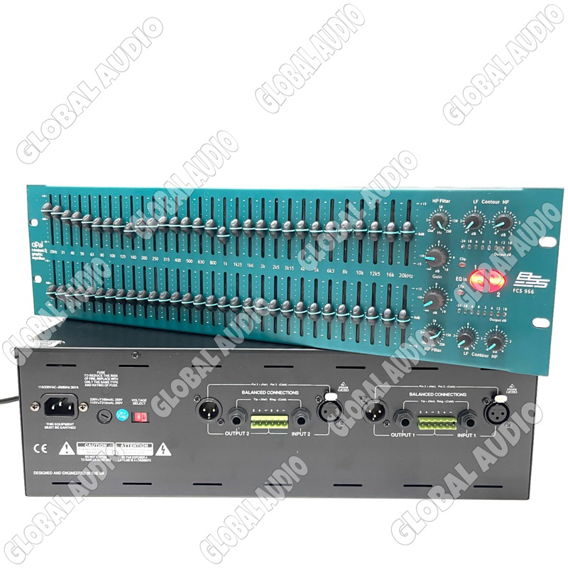 Equalizer BSS Opal FCS 966 Eq BSS Opal FCS 966 / EQUALISER BSS966 Bagus Murah Bestseller( bisa COD )